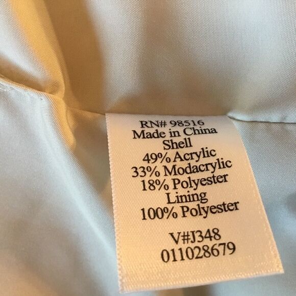 NWOT. Coldwater Creek Sz M Faux Fur Outerwear Vest - Picture 5 of 6